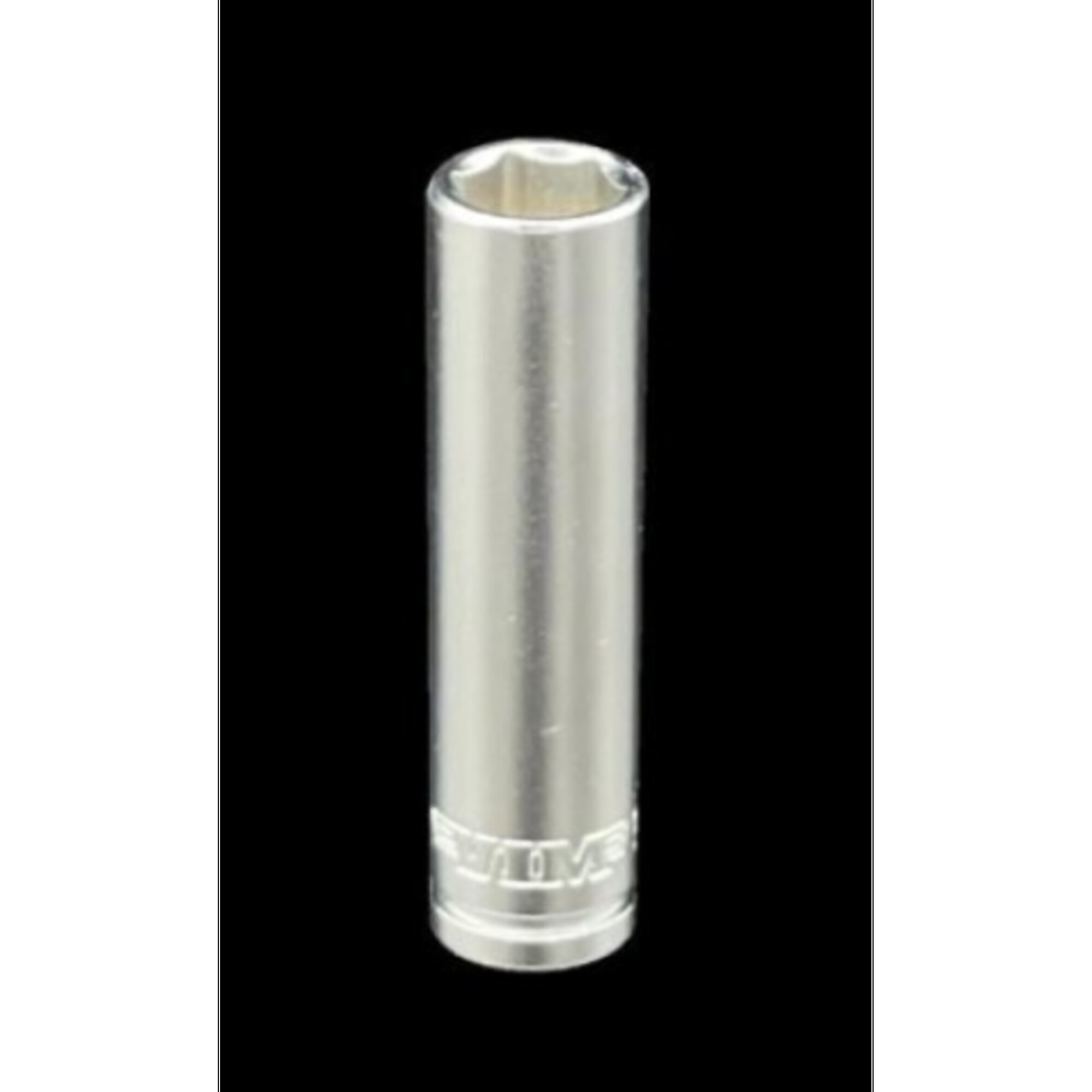 VIM Tools 10mm 6-Point 1/4in. Drive Deep Socket — Satin Finish, Model# VIMSMS410D